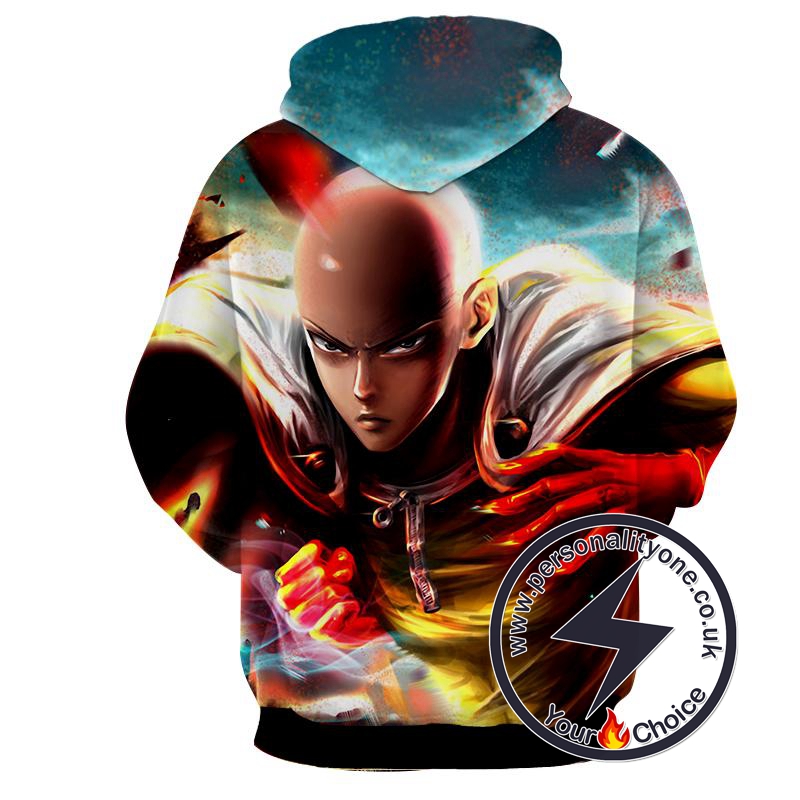 One Punch Man - Saitama 3D - Hoodies